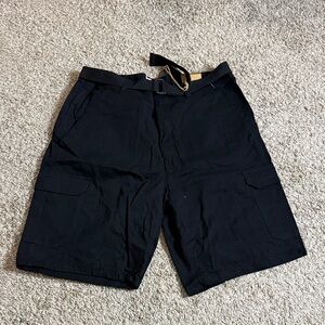 Cooper Devin Men's Classic Black Cargo Shorts Size 38 Work Outdoor Cabincore